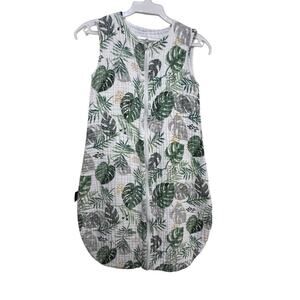 Bebe Au Lait Rainforest Classic Muslin Bedtime Sleepbag Size 12-18M
